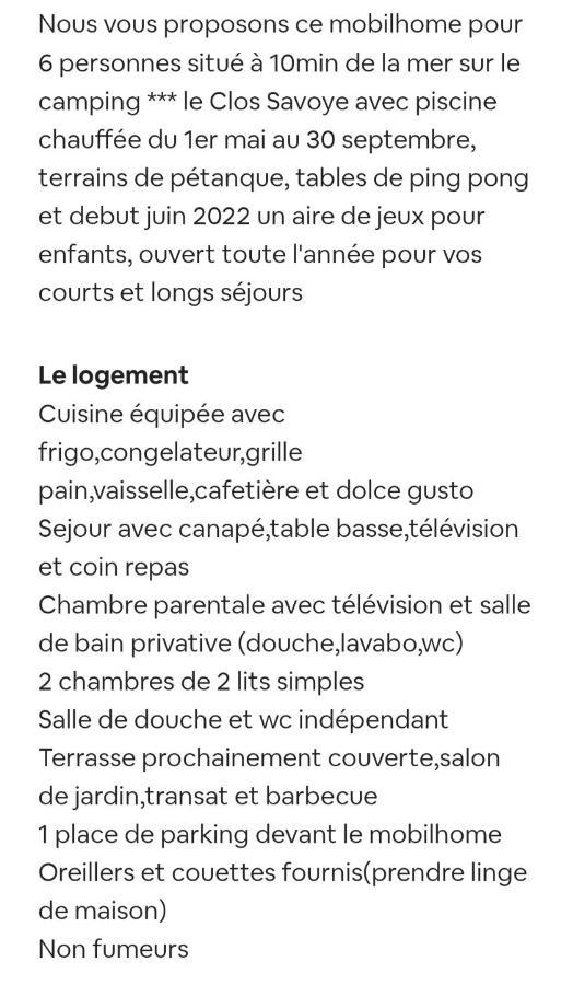 Biville-sur-Mer Mobilhome 6 Personnes المظهر الخارجي الصورة